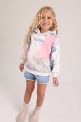 Tie Dye Colorful White Sweatshirt